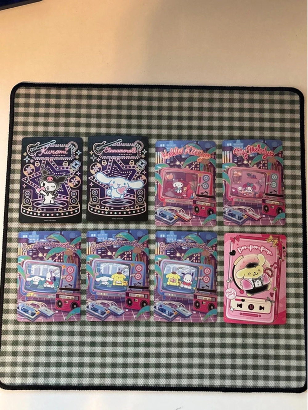 Sanrio ssr + ur + pr Trading Card Lot of 8